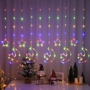 Imagem de Cascata 138 Led's com Formatos 220v-110v 3M Luzes Natal Festa Bivolt -