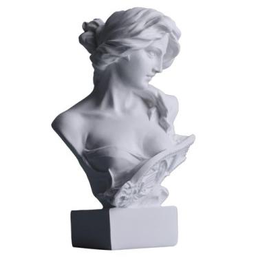 Imagem de Estátua de busto decorativa LCCCK Mitologia Grega Artemis 6,2 cm