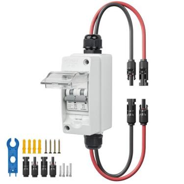 Imagem de Interruptor de desconexão do painel solar Pjerjzn 1000V 60A IP65