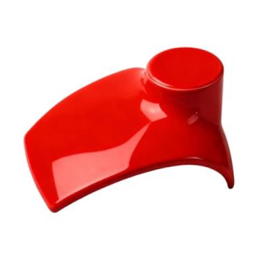 Imagem de Vaveren Expositor de colar, busto, suporte de brincos, joias, manequim, organizador para, Vermelho