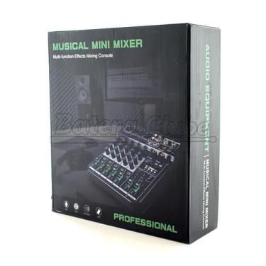 Imagem de Mixer BOXX T6 Mesa de Som 5 Canais para Lives e Gravações Interface Plug and Play para Smartphones