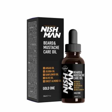 Imagem de nishman Óleo de barba com óleo de argan e jojoba, 30 ml