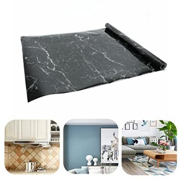 Imagem de Generic de Parede de Mármore, Adesivo de Parede de Mármore Autoadesivo Multiuso à Prova de óleo para Limpeza de Sala de Estar para Fundo de sofá