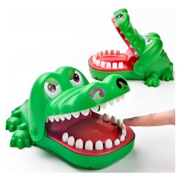 Imagem de Crocodilo Morde Dedo Jacaré Dentista Brinquedo Infantil Divertido e Educativo – Jogo Crocodilo Dentista Interativo para Crianças e Família