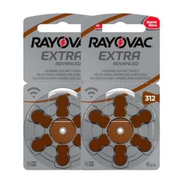 Imagem de 12 Pilhas Baterias 312 Pr41 Aparelho Auditivo Rayovac 312