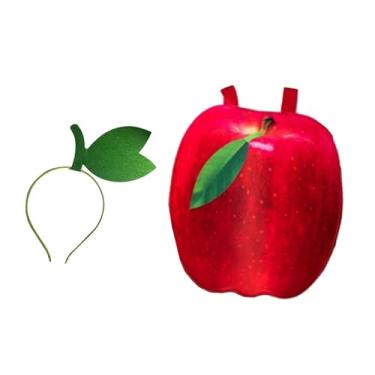 Imagem de simhoa Fantasia de frutas fatiadas, comida criativa, fantasia de Halloween para apresentação de carnaval, Crianças Da Apple