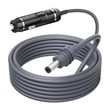 Imagem de TAIFU Starlink Mini cabo de alimentação direto para adaptador de cigarro 3 m 12 V-48 V carregador de carro para Starlink Mini acessórios 20AWG extensão impermeável Starlink DC cabo de alimentação