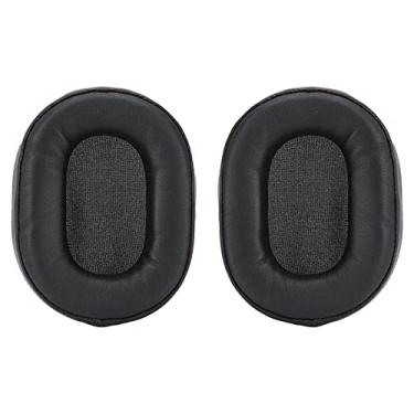 Imagem de Almofadas de substituição para fones de ouvido AudioTechnica ATHMSR7 M50X M20 M40 M40X, melhora o desempenho de graves, fácil instalação, materiais, compatível com fones de ouvido ATH-MSR7 M50X M20