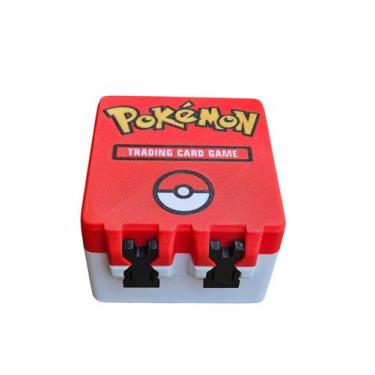 Imagem de Porta Cartas Pokemon - Box cartinha - Garcia 3D, Vermelho, Branco
