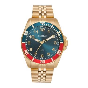 Imagem de Relogio Mondaine Masculino Ref: 99836gpmvde1 Casual Dourado