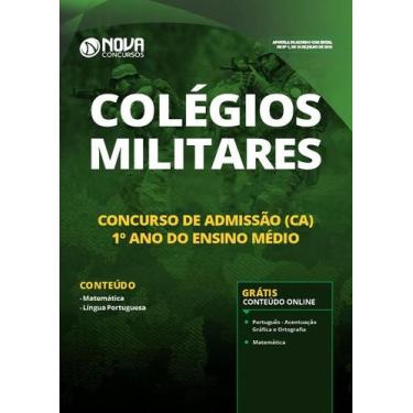 Imagem de Apostila Colégios Militares 2019 - 1º Ano Do Ensino Médio - Nova Concu