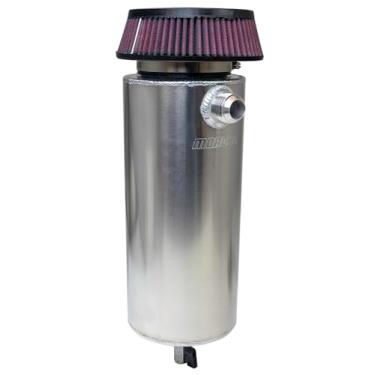 Imagem de Moroso 85754 Lata de captura de tanque de respiro de alumínio, 15 cm de diâmetro, entrada única -16AN