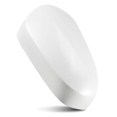 Imagem de Capa de espelho retrovisor do motorista adequada para Toyota Corolla Sedan Capa de espelho 2014 2015 2016 2017 2018, substitui 8794502410A0, tampa do espelho lateral esquerdo branca