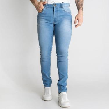 Imagem de Calça Versatiold Jeans Skinny Azul Claro, 38