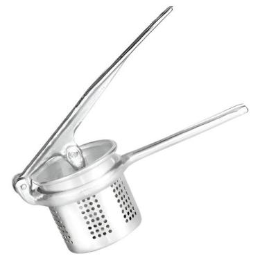 Imagem de Espremedor de batatas inox purê leve rápido ergonômico corpo resistent