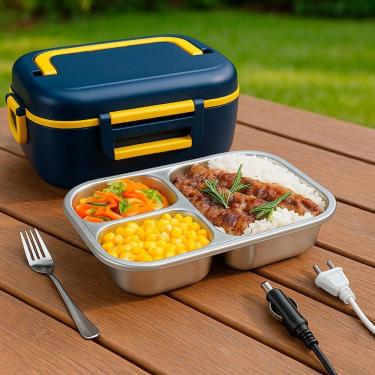 Imagem de Marmita Elétrica Aquecedor Casa Bivolt Inox