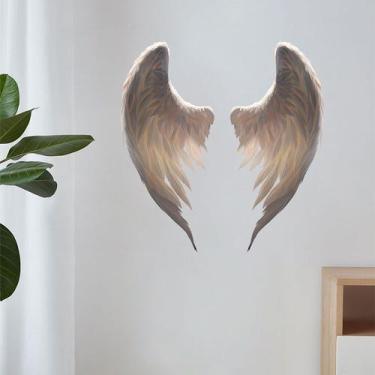 Imagem de Adesivo de parede Elegant Angel Wings Design 30x90cm PVC - yiweisai