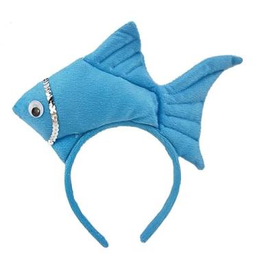 Imagem de Fish Goldfish Marine Life Sea Animal Costume Headband Accessories for Halloween Dress Up, Women's Headbands, Women's Fashion Headbands,for Hair, Wide