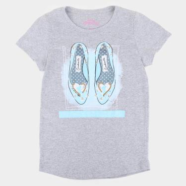 Imagem de Blusa Infantil Disney Sapatinho Cinderela Feminina-Feminino