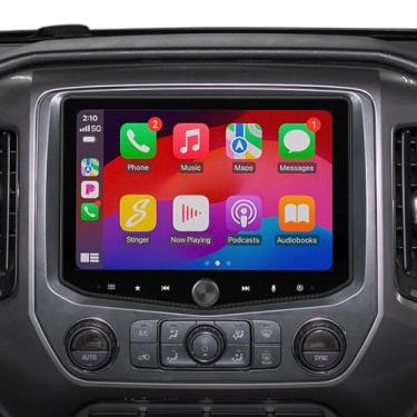 Imagem de Stinger HEIGH10+ Chevy Silverado/GMC Sierra (2014-18) 1280 x 800 HD rádio estéreo com tela sensível ao toque, Apple CarPlay/Android Auto, Bluetooth, HDMI, rádio HD, 4 câmeras e 3 entradas USB