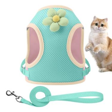 Imagem de Peitoral para passear com cães – Arnês refletivo para cães, respirável para animais de estimação, tiras de desenho animado, para caminhadas, viagens, acampamento, uso diário, praia, parque