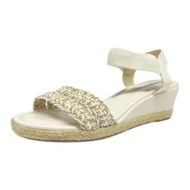 Imagem de Sandália Feminina Anabela Média Artesanal Moleca-Feminino