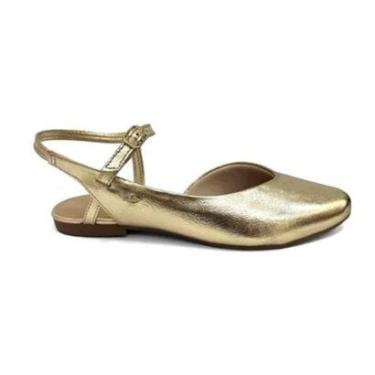 Imagem de Sapatilha Dakota Conforto Bico Fino Feminina Slingback Macia-Feminino