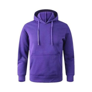 Imagem de Moletom Unissex De Fleece 2023 Casual Esportivo Preto E Branco Minimal