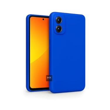 Imagem de Capa Capinha Case Compatível Motorola Moto G84 – Silicone Aveludado Premium, Anti Impacto, Reforçada e com Proteção de Câmera (AZUL ROYAL)
