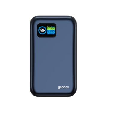 Imagem de Geonav Power Bank 20000mAh 65W Para Notebooks, Tablets e Smartphones, PB20K65WBL