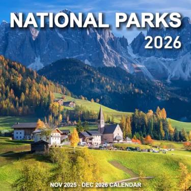 Imagem de Calendário 2026 - Calendário de parede de novembro de 2025 a dezembro de 2026, 3 idiomas (inglês, francês, espanhol), calendário de parede 2026 com marcação de feriado, papel premium para organização