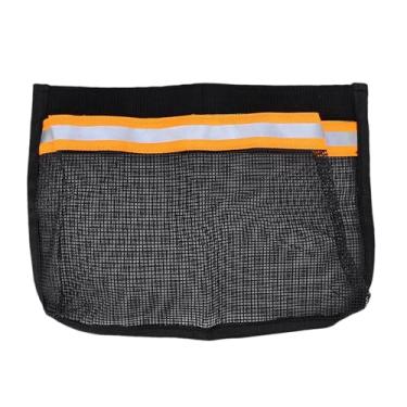 Imagem de RiToEasysports Bolsa de Armazenamento de Barco, Organizador de Malha Reflexiva de PVC Autoadesivo para Luvas, Ferramentas Pretas 9,84x7,48x0,39in, Resistente à água, à Prova de Rasgos, Bolsa de