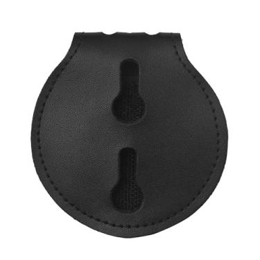 Imagem de Porta-crachá de polícia, porta-crachá de xerife, porta-crachá universal, clipe de metal e corrente incluídos, aplicação da lei, redondo