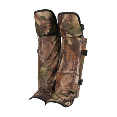 Imagem de Dynwave Polainas para botas de caminhada, portáteis para botas, protetores de perna para esqui, atividades ao ar livre, mochilão e camping, Folha