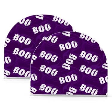 Imagem de Wassud Porta-guardanapos de acrílico Boo, dispensador de guardanapos de papel moderno em forma de U para mesa, cozinha, sala de jantar, bancada 2 peças (comporta 50-60 guardanapos)