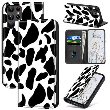 Imagem de Dikoer Capa carteira para Samsung Galaxy S26 Ultra 5G 2025 mulheres e homens, capa flip com suporte compartimentos para cartões, fecho magnético, proteção absorvente de choque, capa de telefone com