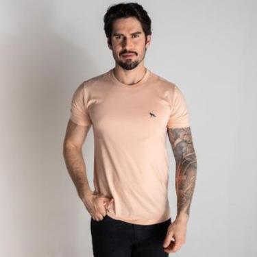Imagem de Camiseta Acostamento Casual Rosa Nude-Masculino