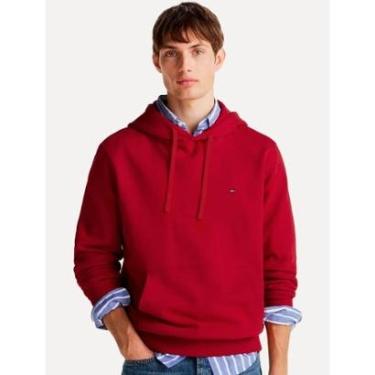Imagem de Moletom Tommy Hilfiger Masculino Essential Terry Hoody Vermelho-Masculino