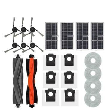 Imagem de Acessórios Compatíveis com Dreame L40 Ultra / X40 Ultra - Sacos de Pó + Mop + Escovas Principal e Laterais + Panos de Limpeza - Kit Completo de Reposição para Aspirador Robô(2)