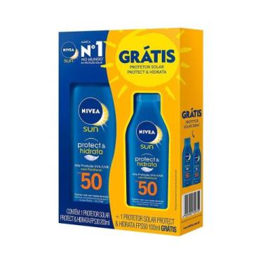 Imagem de Kit Protetor Solar Nivea  Sun Fps50 200ml + Fps50 100ml - NIVEA SUN