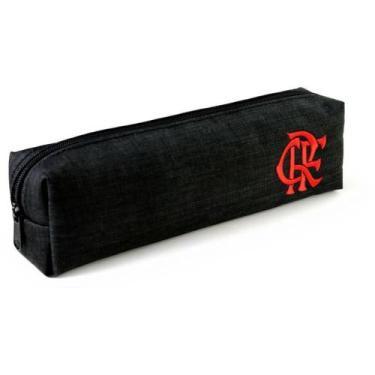 Imagem de Estojo Simples Flamengo Bordado - KIT