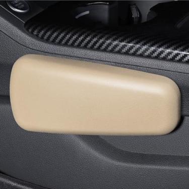 Imagem de KIMISS Almofada do Console Central do Carro, Almofada de Joelho, Apoio de Braço para Conforto de Condução, Preto, Bege