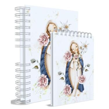 Imagem de Agenda Católica 2026 + Bloco de Anotações, Imaculaco Coração de Maria, Azul, Capa 4