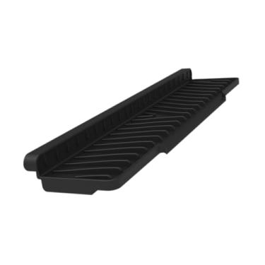 Imagem de ＫＬＫＣＭＳ Protetor contra respingos para pia de cozinha, porta-esponja, saboneteira, tapete de silicone flexível multifuncional para secagem de louça e, Preto