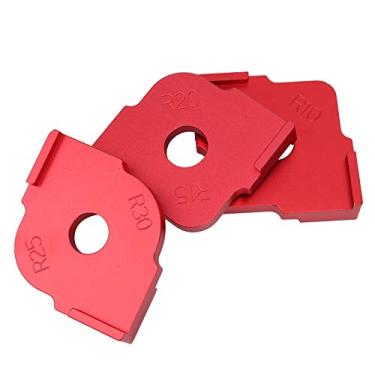 Imagem de Acouto 3 Unidades de Raio de Canto QuickJig Conjunto de Ferramentas de Corte de Modelo de Semicírculo para Carpintaria para Acabamento