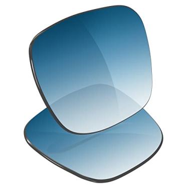 Imagem de Galvanic Lentes de reposição para óculos de sol RayBan Meta Wayfarer RW4006 50 mm - Várias opções, Gradiente azul não polarizado, 0