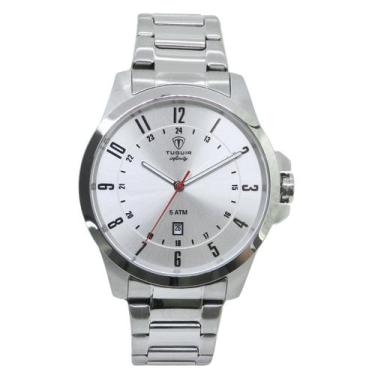 Imagem de Relógio Masculino de Aço Tuguir Infinity 6117H Prata Cinza