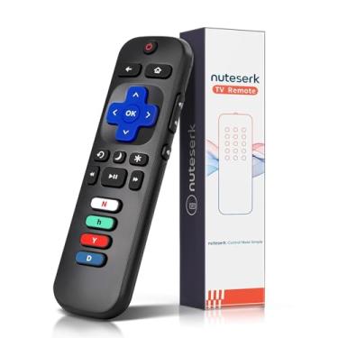 Imagem de Controle remoto de substituição para Roku TV – Compatível com Smart TVs TCL, Hisense, Onn, Philips Roku (não para Roku Stick ou Box)
