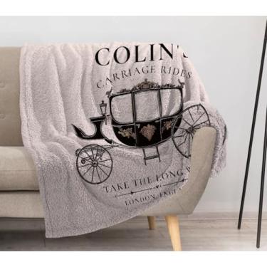 Imagem de Allenjoy Regency Era Romance Cobertor Série de Televisão Cobertores Sofá Cama Decoração de Sala de Estar Macio Durável Lavável 144.8 cm X 127.0 cm SC00289-004