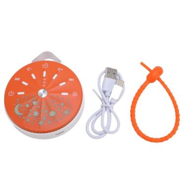 Imagem de Yinhing Máquina de Som de Ruído Branco Com 10 Sons Luz Noturna LED Colorida Auxílio Portátil para Dormir para Bebês e Crianças Ideal para Viagens de Berçário e Uso Doméstico Criar um Sono Tranquilo Promover Relaxamento